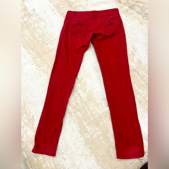 Jolt Jeans in Red - Picture 3 of 6